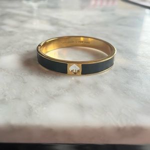 Kate Spade Black and Gold Bangle